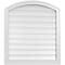 Ekena Millwork Arch Top Surface Mount PVC Gable Vent: Non-Functional, w/2"W x 1-1/2"P Brickmould Frame, 28"W x 30"H GVPAR28X3002SN - alternate 1
